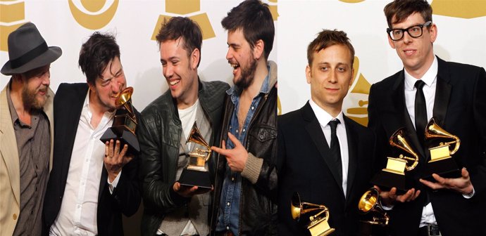 Los grupos ganadores de los Grammys 2013