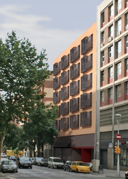 Imagen del edificio de 30 viviendas de alquiler asequible