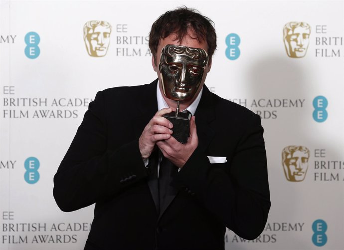 Quentin Tarantino  con su BAFTA