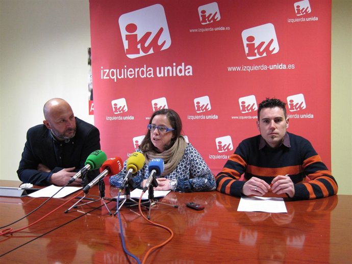 Sixto, Moreno y Barrio, en la rueda de prensa