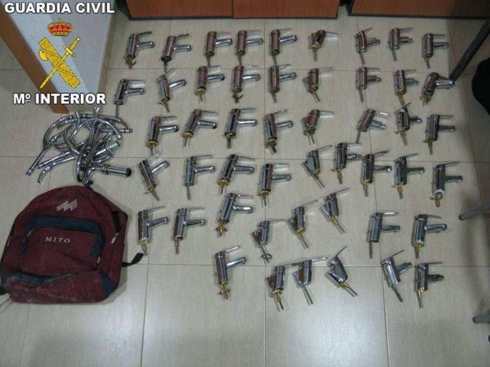 Grifos recuperados por la Guardia Civil