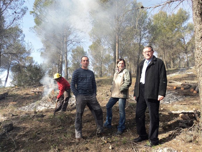 Quema controlada de despojos