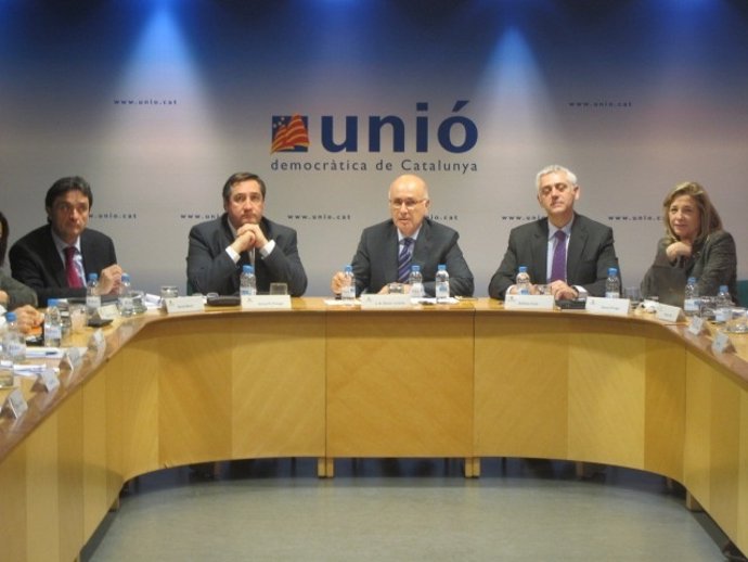 Comité Ejecutivo de UDC (J.M.Pelegrí, J.A.Duran, J.Ortega)