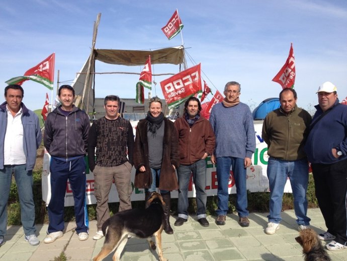 Los trabajadores de Fundiciones Caetano.