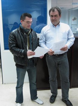 Los representantes de la Agrupación Radio Taxi de Valladolid