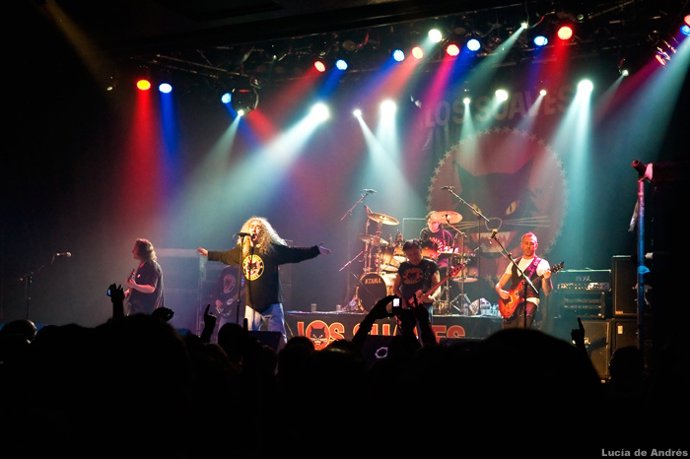 Una actuación de Los Suaves.