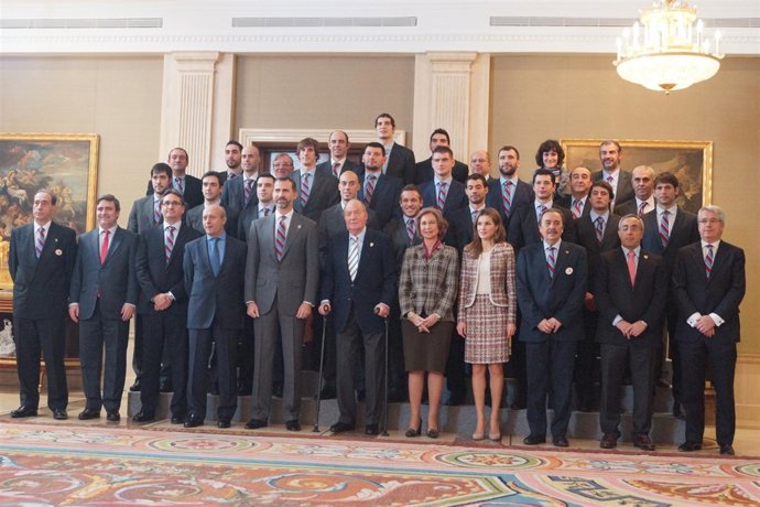 Recepcion Rey seleccion Española balonmano