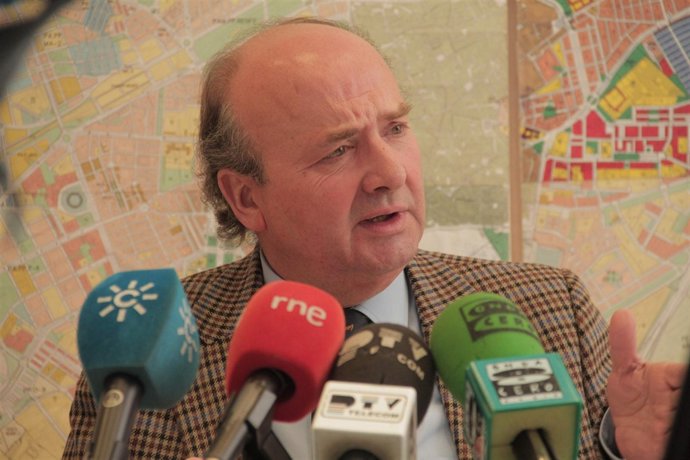 Luis Martín en rueda de prensa