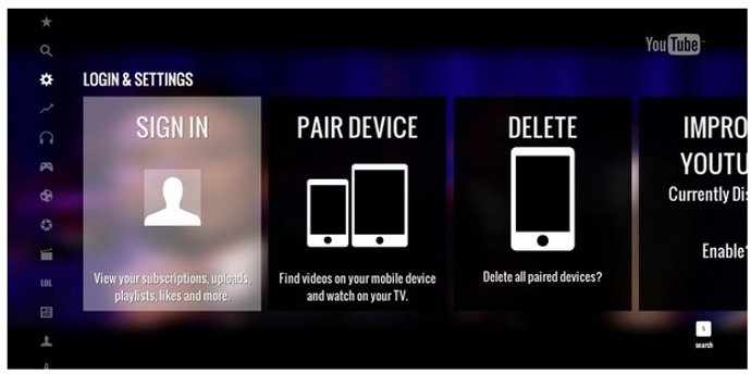Aplicaicón de YouTube para PlayStation 3