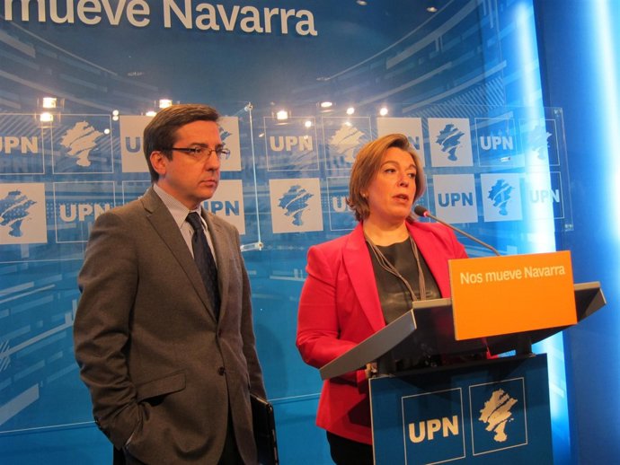 El diputado Carlos Salvador y la senadora Amelia Salanueva, de UPN