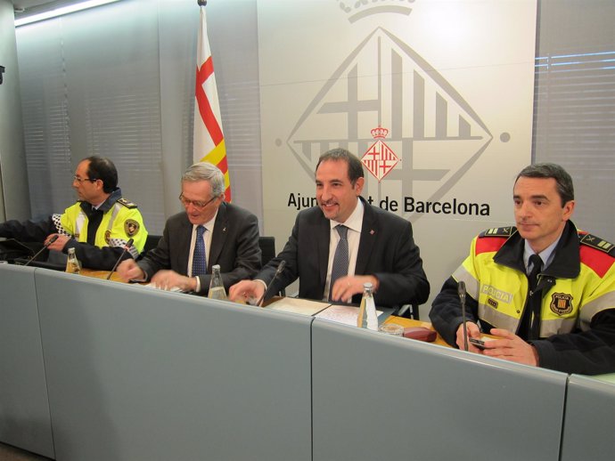 X.Trias y R.Espadaler presentan datos de seguridad en Barcelona