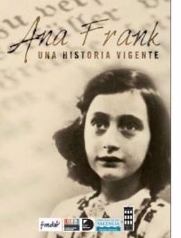 Cartel de la exposición de Ana Frank