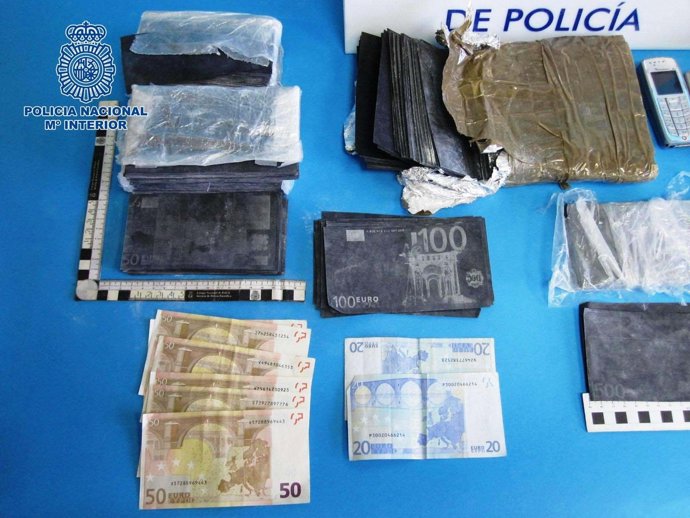 Billetes falsos intervenidos º