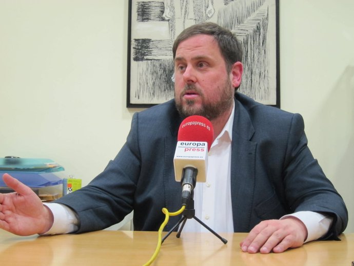 El presidente de ERC, Oriol Junqueras.