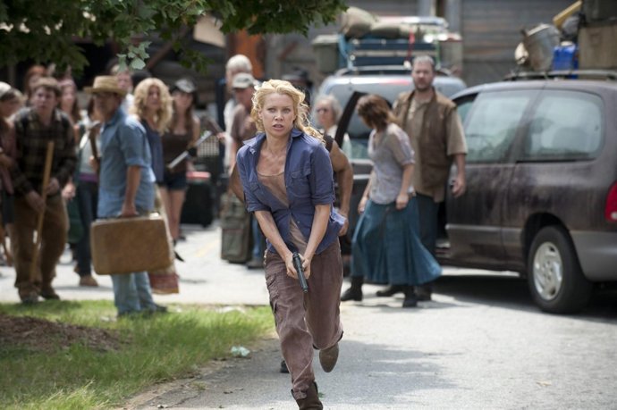 Laurie Holden en 'The Walking Dead'