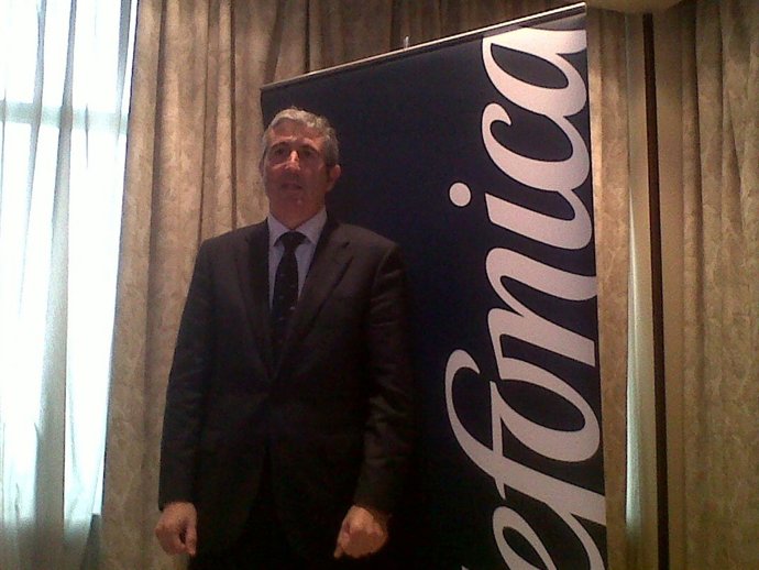 Isaac García, director de Telefónica en Asturias