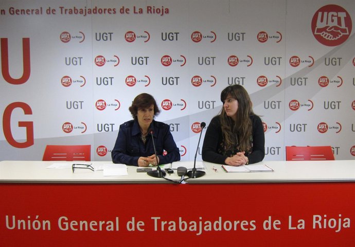  La Secretaria De Igualdad De UGT, Teresa Rodríguez, Y La Secretaria De Dependen