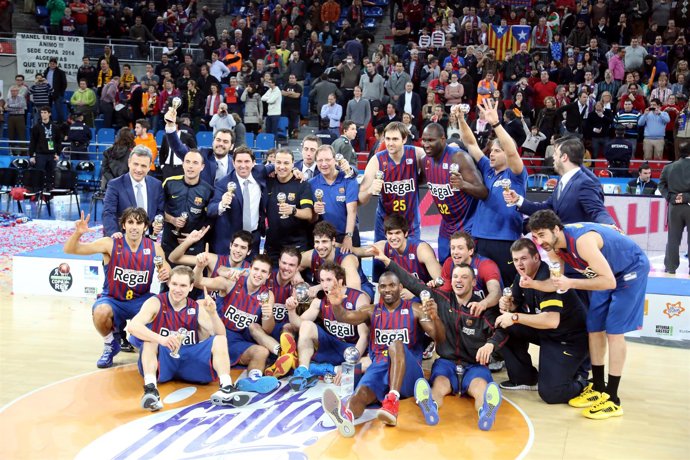 Barça Regal Campeón Copa del Rey Baloncesto 2013