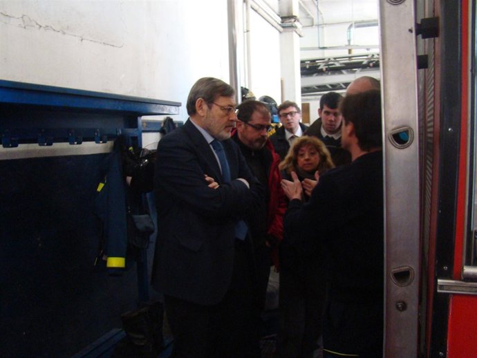 Lissavetzky durante su visita