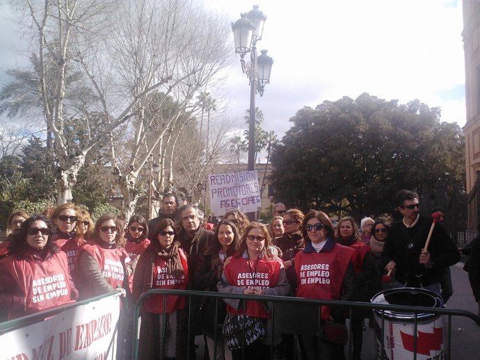 Asesores de empleo ante San Telmo