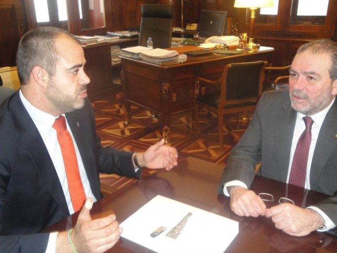 Miquel Buch (pte. ACM) Joan Reñé (pte. Diputació de Lleida)