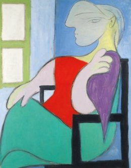 Cuadro de Picasso 'Mujer sentada junto a una ventana'