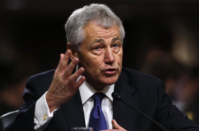 El exsenador republicano, Chuck Hagel 
