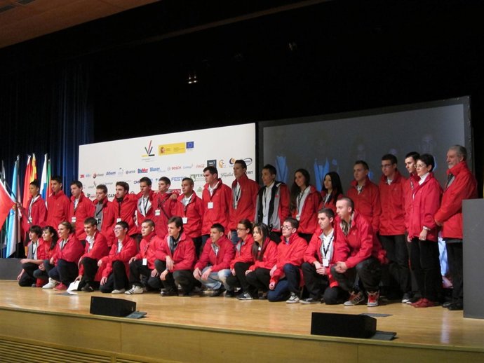 Acto de presentación de los equipos de las Olimpiadas de FP