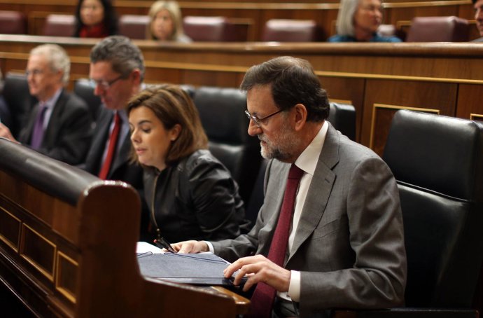 Mariano Rajoy, en el Congreso