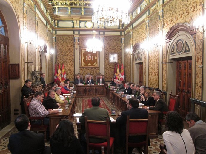 Pleno extraordinario de la Diputación de Salamanca este miércoles.