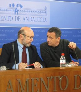 Ignacio García y José Antonio Castro, hoy en rueda de prensa