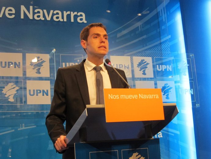 El secretario de Comunicación de UPN, Sergio Sayas.