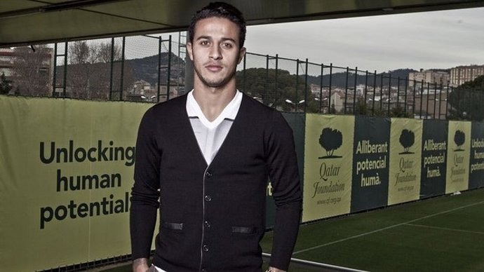 El jugador del FC Barcelona Thiago Alcántara