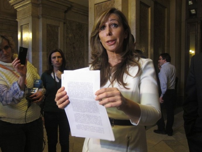 Alicia Sánchez Camacho, en el Parlament