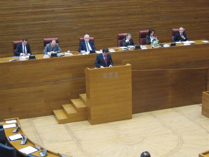 Ciscar en la tribuna de las Corts