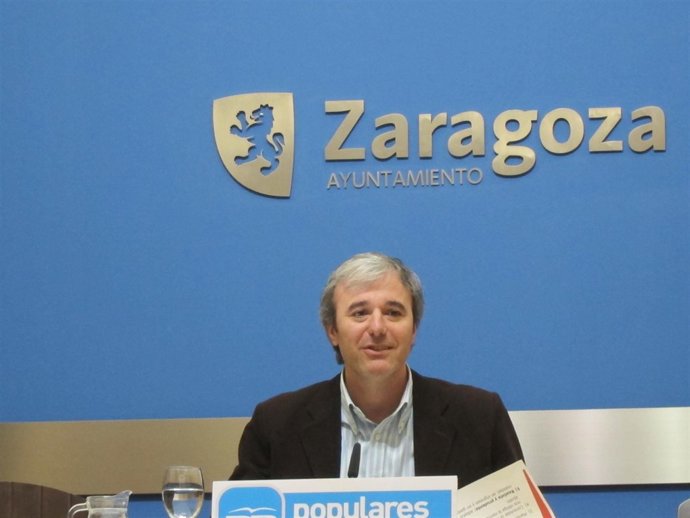 El concejal del PP, Jorge Azcón