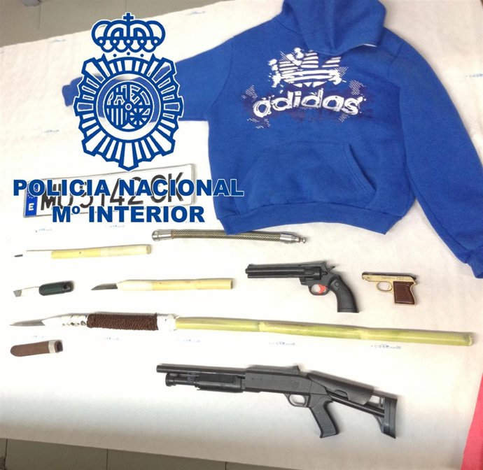 La Policía Nacional detiene al autor del atraco de la oficina bancaria 