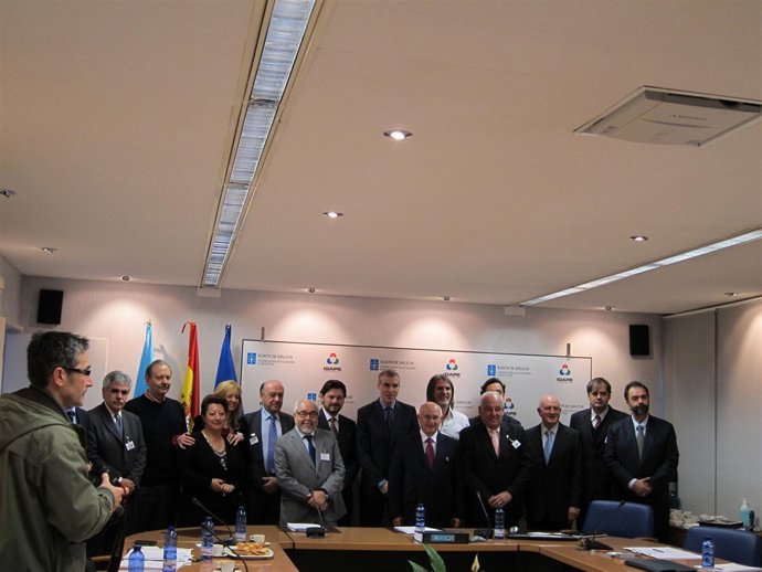 Reunión de empresarios gallegos en el exterior con el conselleiro de Economía