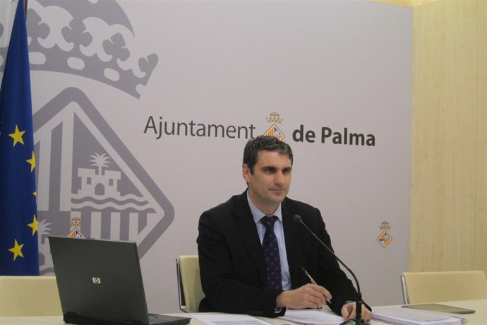 El portavoz del equipo de Gobierno de Cort, Julio Martínez