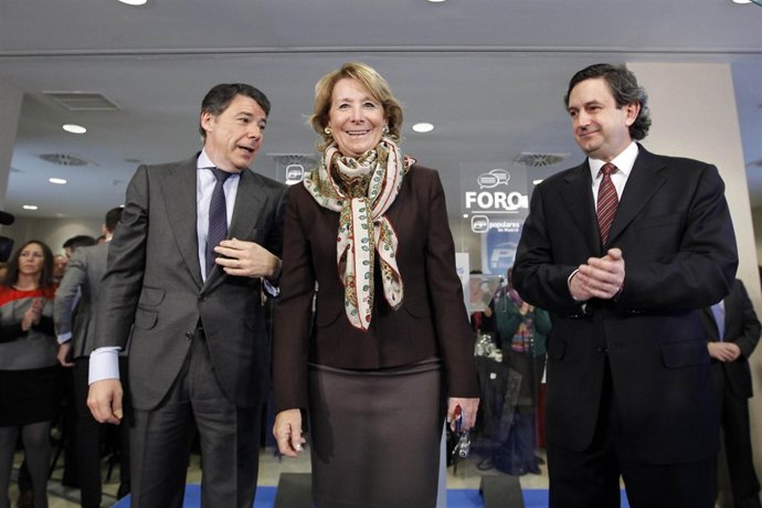 Aguirre y González en el Foro PP Madrid