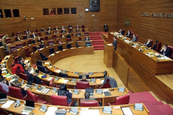 Castellano en su comparecencia en las Corts