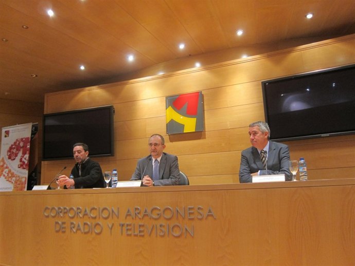 Jordi Hidalgo,  Jesús López Cabeza y Luis Pistoni.