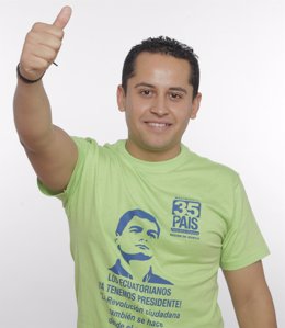 Esteban Melo, candidato de Alianza PAÍS para Europa