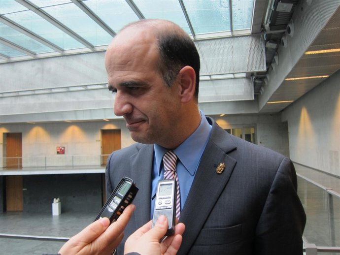 El presidente del Parlamento de Navarra y vicepresidente de UPN, Alberto Catalán