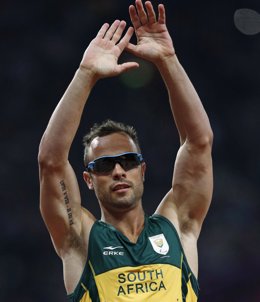 Atleta paralímpico Oscar Pistorius 