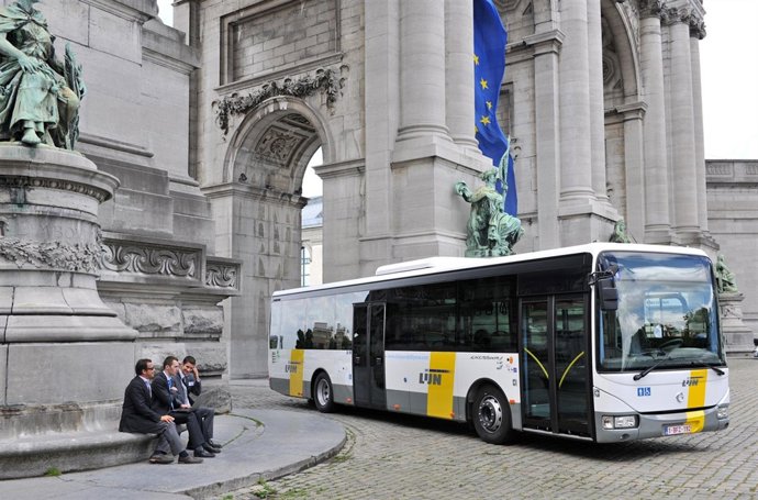 Autobús que Iveco suministrará a Bélgica