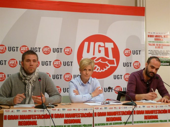 Sindicatos CCOO, UGT, STAS