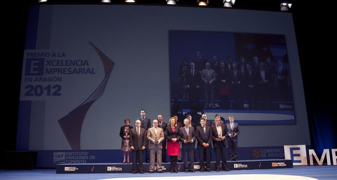 Entrega del Premio a la Excelencia Empresarial en Aragón 2012