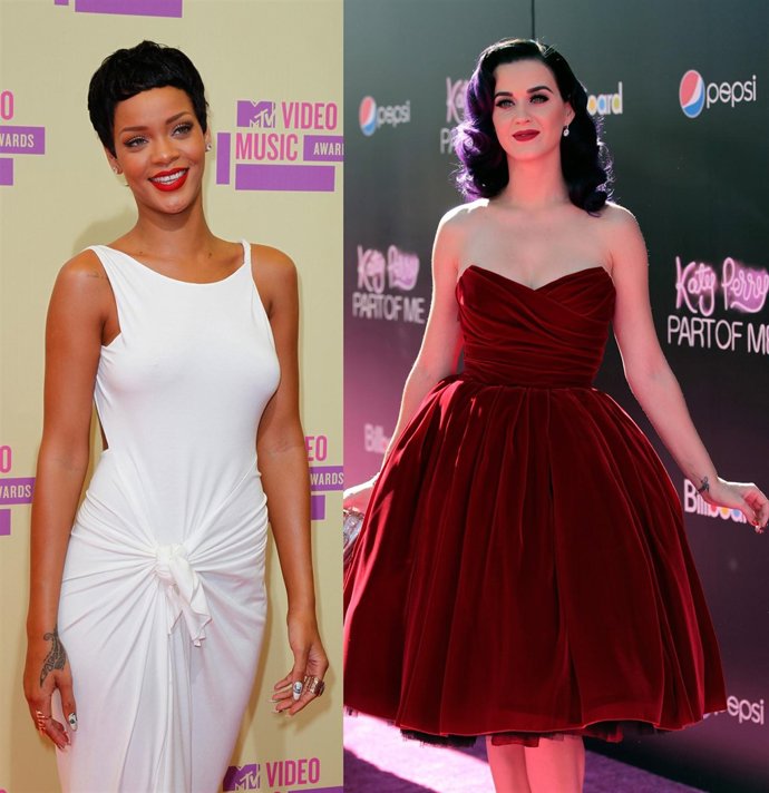 Montaje Rihanna y Katy Perry