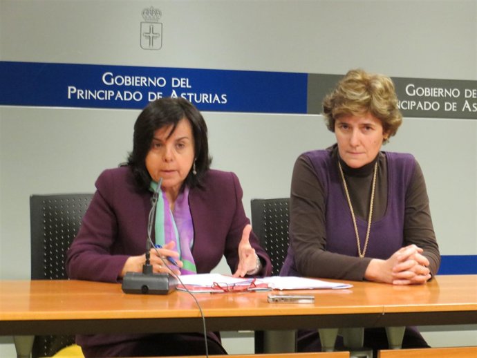 María jesús Álvarez y Rosa Ordiales.